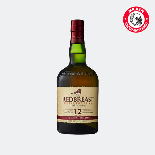 知更鸟（Redbreast）12年单一壶式爱尔兰威士忌 商品图3