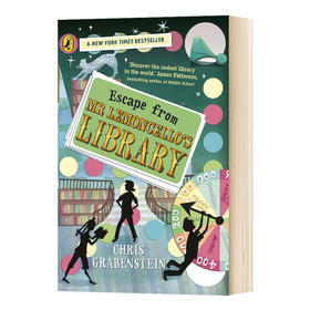 神奇图书馆系列1 英文原版 Escape from Mr Lemoncello's Library 国际大奖小说 青少年英语课外阅读 英文版进口原版书籍
