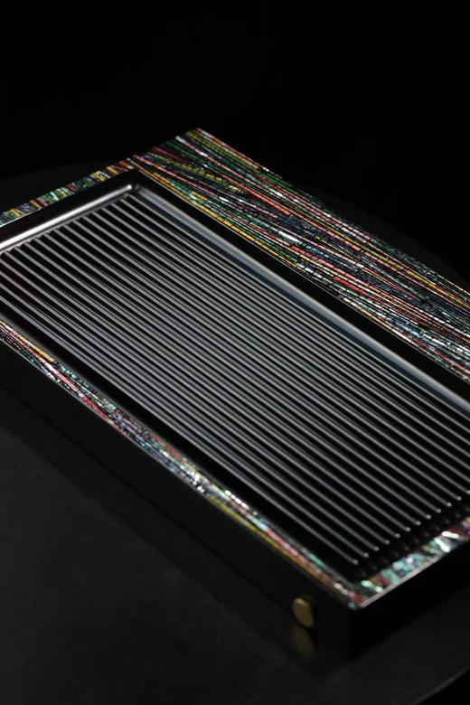 三希堂  流霞系列  《竹影》大漆茶盘 商品图1