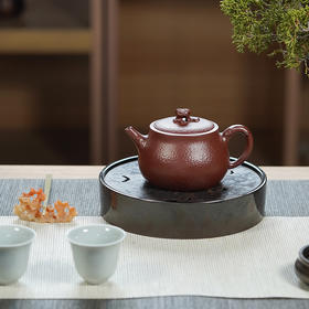 龙德堂陶艺《捶金·四大名园系列之留园》原矿紫朱泥 200cc 库存请咨询客服