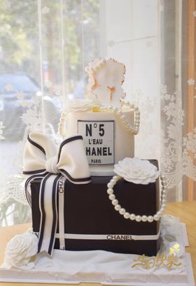 翻糖香奈儿双层加高
