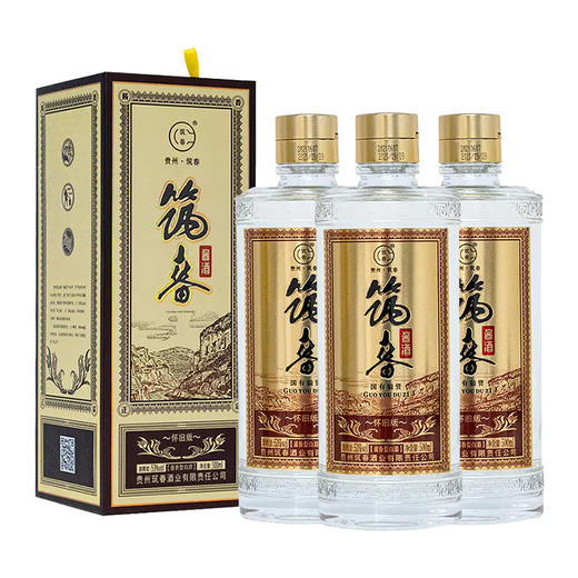 【推荐】筑春 酱酒 怀旧版 酱香型53度 500ML*3 商品图0