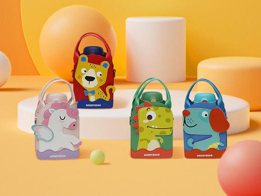 杯具熊儿童波点保温杯530ML 商品图3