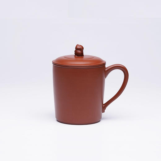 龙德堂陶艺 汤宣武制 《紫砂盖杯·安康》原矿底槽清 380cc 库存请咨询客服 商品图4