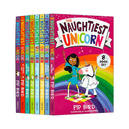 Collins柯林斯 英文原版 The Naughtiest Unicorn 淘气的独角兽系列8册 儿童幽默搞笑故事书 章节书 儿童校园漫画文学小说 英文版 进口英语书籍 商品图0