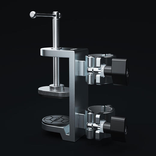 空钩悟道插片式钓台配件加厚铝合金炮台架饵料架万向鱼竿支架配件 商品图3