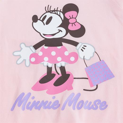 【商场同款】迪士尼童装女童甜美米妮短袖短裤两件套装夏季新品中大童清爽套装222DT0141 商品图8
