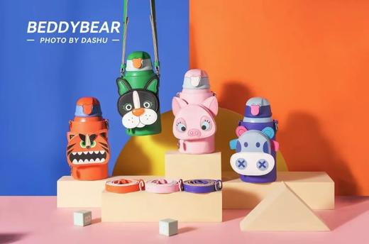 杯具熊中透版儿童保温水壶多款可选 （一杯三盖） 商品图4