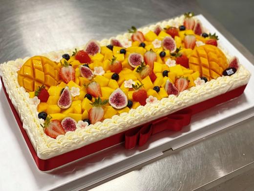 庆典｜方形定制大蛋糕（聚餐、年会、周年庆、节日等图案定制） 商品图4