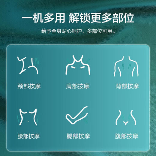 海尔（haier）颈椎按摩器肩颈部按摩披肩背部腰部温感热敷按摩器家用便携式按摩仪送父母亲友节日礼物 HTJ-J03L揉捏披肩 商品图4