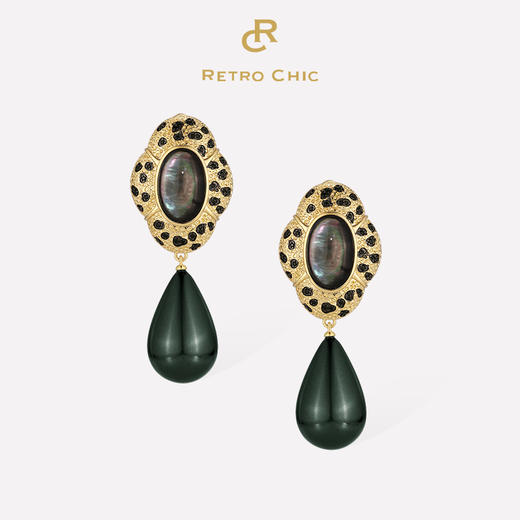 Retro Chic 意大利复古时尚首饰  花豹耳环 商品图0