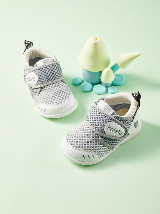 卡特兔童鞋2023新款春季宝宝软底学步鞋婴幼儿防滑机能鞋男女网鞋 商品图1