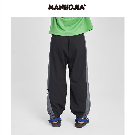 漫画家潮童装男童儿童夏季凉感防蚊裤2023年新款薄款夏装裤子夏天 商品图2