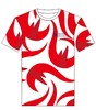 严素跑步TEE,香港科大HKUST商学院校友定制跑步TEE红白火鸟短袖T恤 速干快干 严素态度 团队定制 香港科技大学20250802 商品缩略图0