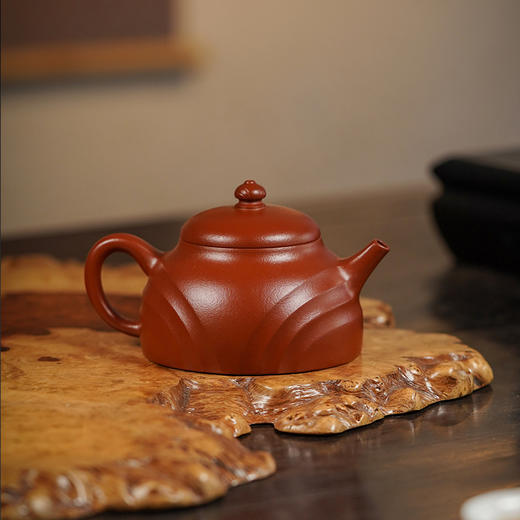 龙德堂陶艺 汤宣武制 《福田》原矿大红袍 210cc 库存请咨询客服 商品图1