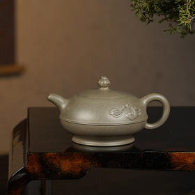 龙德堂陶艺 汤宣武制 《瑞云系列金凤云端》原矿青段  270cc 库存请咨询客服