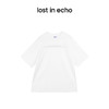 lost in echo设计师品牌简约百搭宽松圆领网纱蕾丝拼接设计T恤女 商品缩略图5