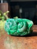 双色翡翠雕龙纹寿桃把玩件，顺丰包邮 商品缩略图11