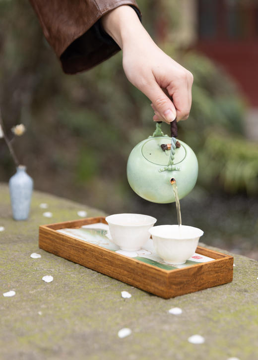 预售 | 朱炳仁·铜 “春天茶礼”系列 印章/茶席/茶杯/茶壶/茶盘 商品图8