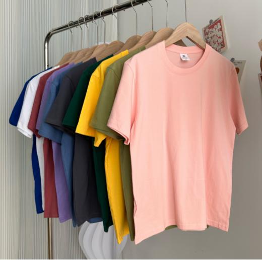热卖中！拍3件69元！【马卡龙色系纯棉短T】19色可选，舒适透气，男女同款，遮肉显瘦，更百搭！！ 商品图4