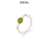 ZEGL设计师花间集系列栀子花仿珍珠戒指女小众设计指环开口食指戒 商品缩略图6