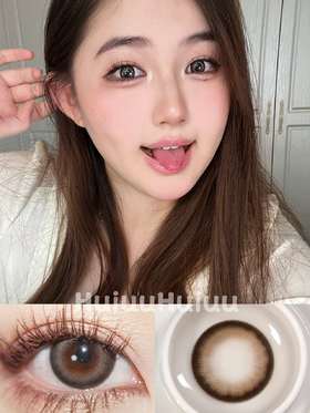 【大直径日抛】LILLILLY-LL35牛乳茶-14.4mm【日抛 0-1000度 含525/575】