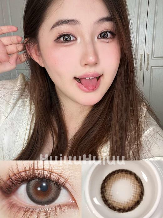 【大直径日抛】LILLILLY-LL35牛乳茶-14.4mm【日抛 0-1000度 含525/575】 商品图0