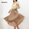 Avann珠贝网纱裙/珠光半身裙 商品缩略图2