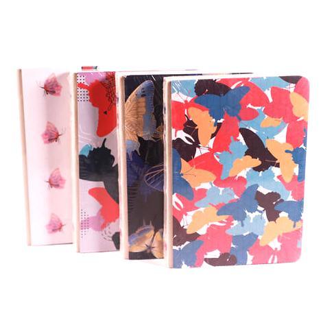 深山集市 蝴蝶灰色印花笔记本小 商品图0