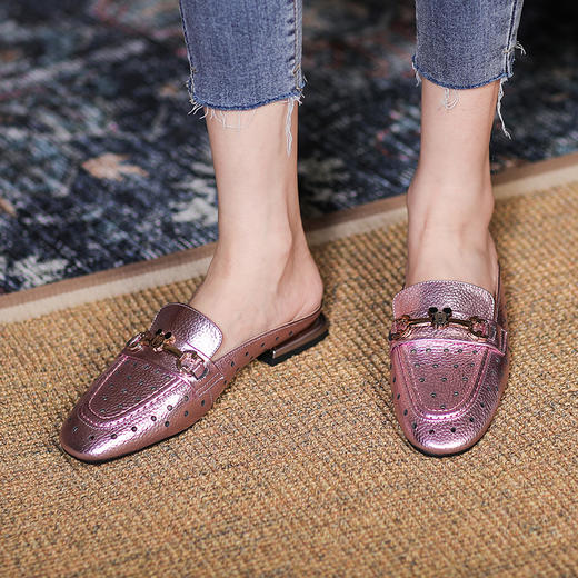 个性百搭，真皮包头拖鞋洞洞鞋HYT-549A 商品图13