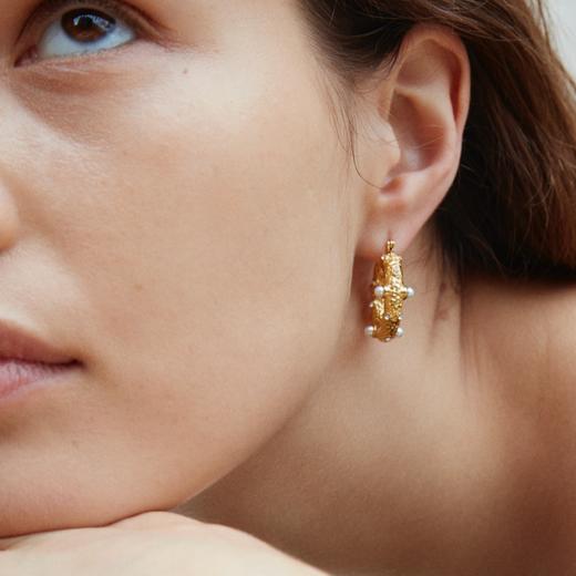 北京仓｜Shyla-凯特王妃 同款-Sirius-环状 耳环［英国设计师］ 商品图7