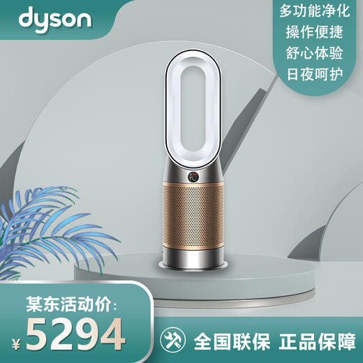 戴森 DYSON HP09 多功能无叶暖风扇 兼具空气净化器取暖器功能 除菌除甲醛 四季适用 白金色 商品图0