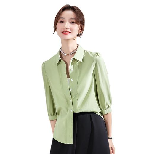 【XZ】 2023春季新款女装设计感小众衬衫女2023春季新款韩版衬衣简约上衣 商品图4