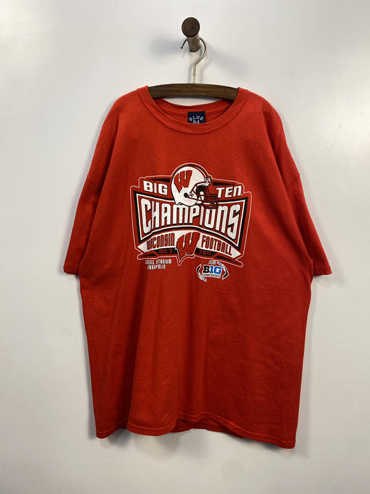 Y2K Vintage BLUE 84 NCAA 美国大学体育协会 威斯康星大学 短袖T恤 _SST(XL) 商品图1