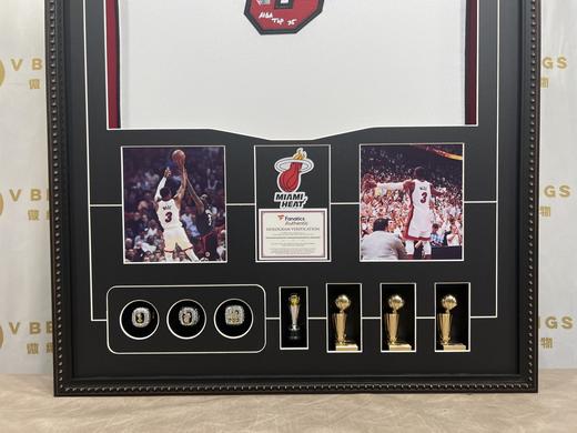 收藏系列 韦德 热火队3号白色 加签75大 亲笔签名球衣 商品图3