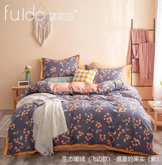 富丽岛家纺生态加厚棉四件套 商品图0