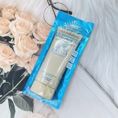 ANESSA安热沙安耐晒小金瓶 脸部防晒啫喱面部专用防晒霜防水汗90g 商品图2