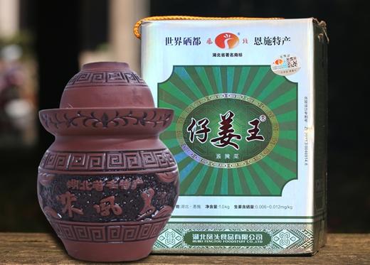 湖北硒都恩施来凤特产 凤头姜仔姜王1kg酸辣姜糟姜泡菜下饭菜坛装礼盒 商品图1