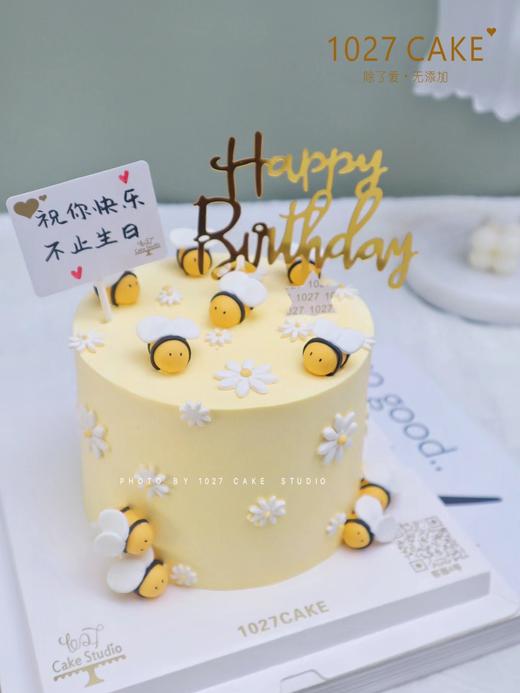 1027CAKE |  小蜜蜂 手工翻糖装饰 商品图1
