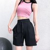 跃牌【明丽逸动】系列运动短裤女宽松骑行五分裤高腰瑜伽裤AL7988 商品缩略图0
