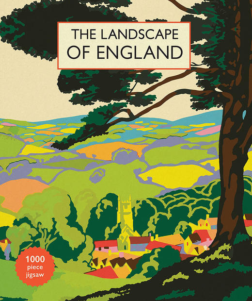 布莱恩·库克的英格兰1000片风景拼图 原版进口 Brian Cook's Landscape of England Jigsaw Puzzle : 1000-piece jigsaw puzzle  商品图0