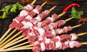 宁鑫|盐池滩羊羊肉串 240g x3袋 大肉串量足 24串烧烤食材