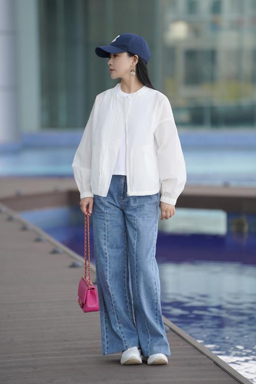  Laurel劳芮 气质拼接牛仔阔腿裤LWL341K05000 商品图13