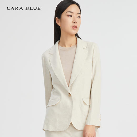 CARABLUE时尚百搭通勤修身上衣 商品图1