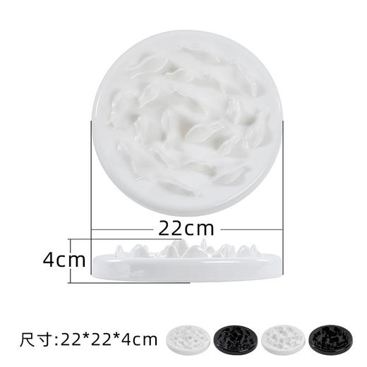 慢食碗陶瓷猫碗防滑狗碗单碗慢食盆防噎慢食器猫咪缓食盆宠 商品图3