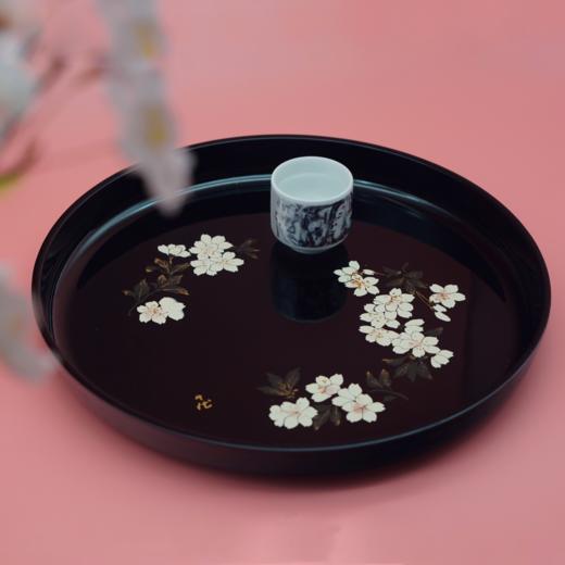 【纪州漆器】宇野千代樱花漆盘 商品图0