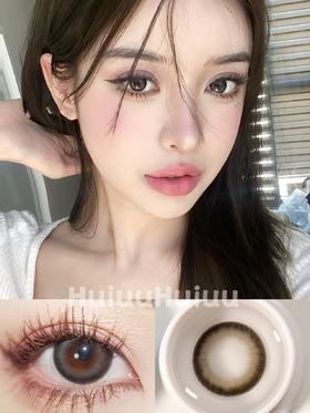 【中直径日抛】LILLILLY-LL22芝芝茶黑-14.2mm【日抛 0-1000度 含525/575】