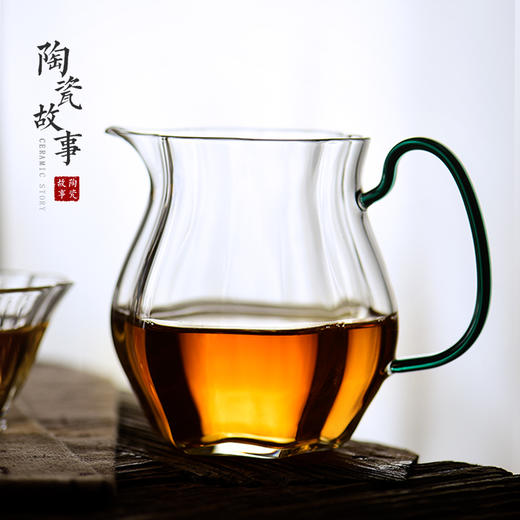 公道杯加厚玻璃耐热高档茶海分茶器家用大号日式公杯泡茶杯茶具 商品图4