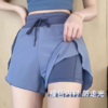 跃牌【明丽逸动】系列 速干运动短裤女夏季高腰撞色防走光假两件瑜伽健身裤AL7990 商品缩略图1