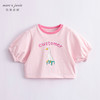 马克珍妮夏装 女童蝙蝠袖印花短袖t恤 儿童上衣231139 商品缩略图1